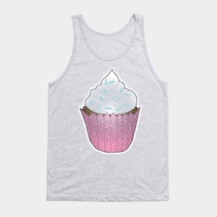 Glitter Cupcake Tank Top